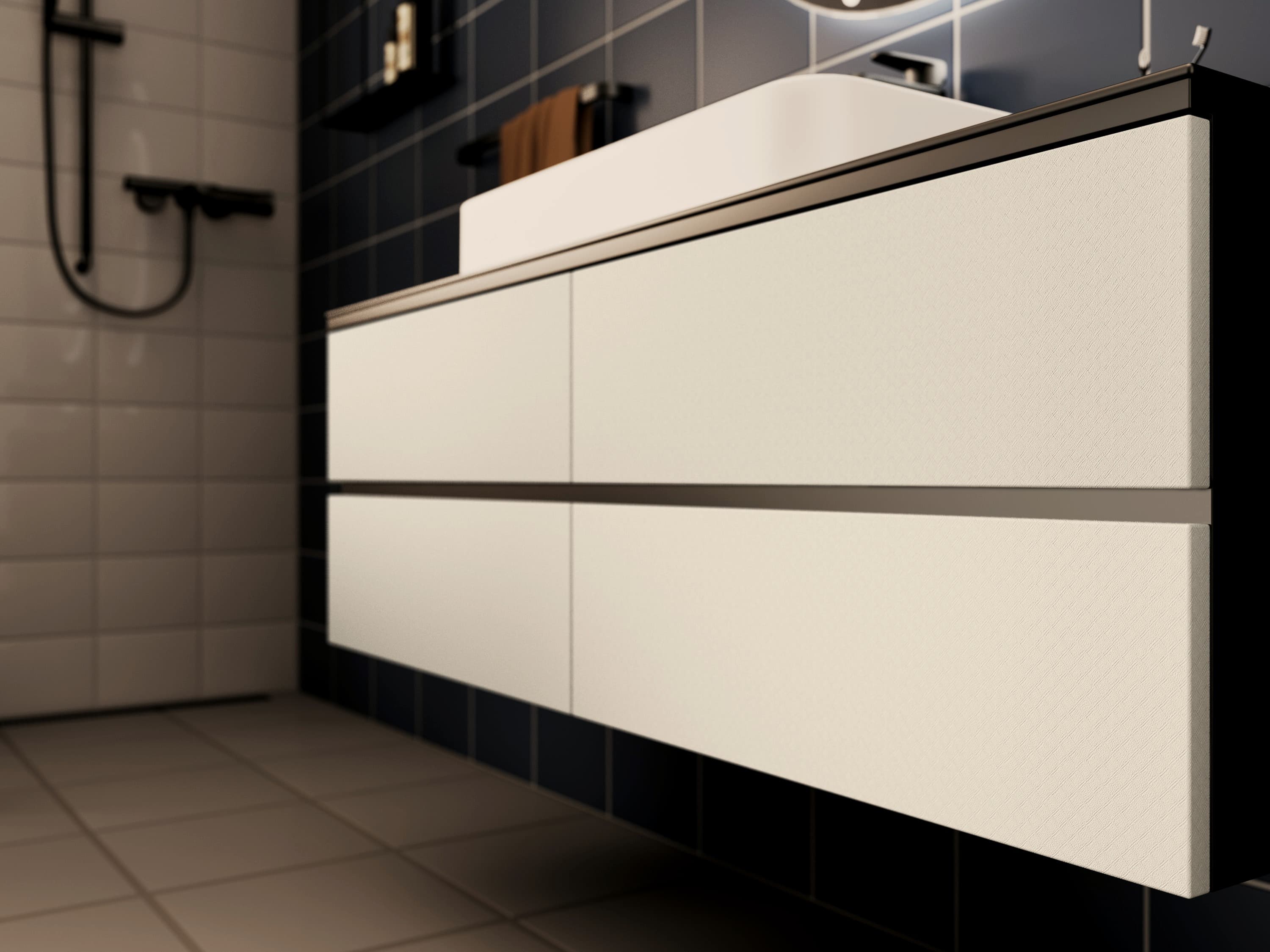 Badkamer wrappen resultaat